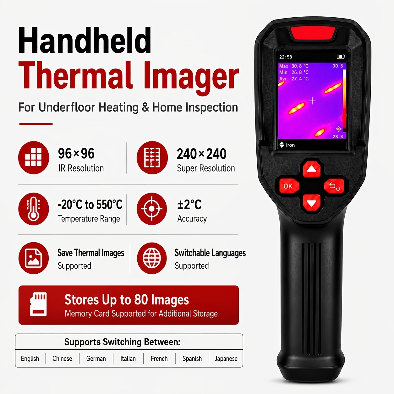 USB Rechargeable Thermal Imagi - Thermal Imaging Camera Pcb Repair recension och pris