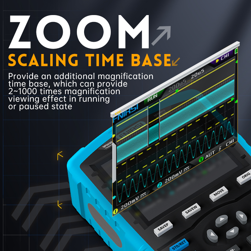 FNIRSI DPOX180H Handheld Phosp - Fnirsi Digital Oscilloscope Handheld recension och pris