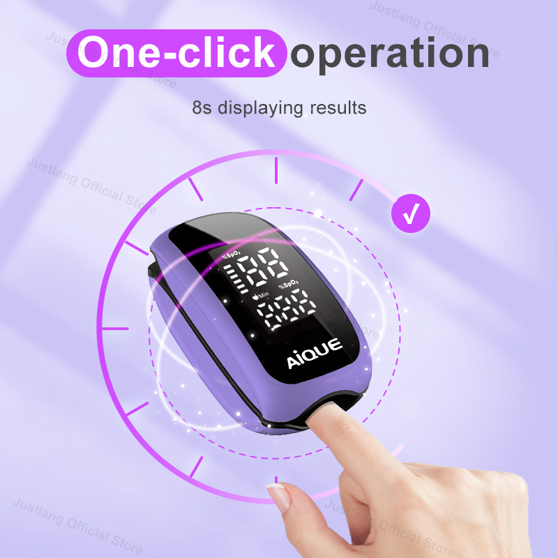 AiQUE Rechargeable Digital Fin - Pulse Oximeter Fingertip Rechargeable recension och pris