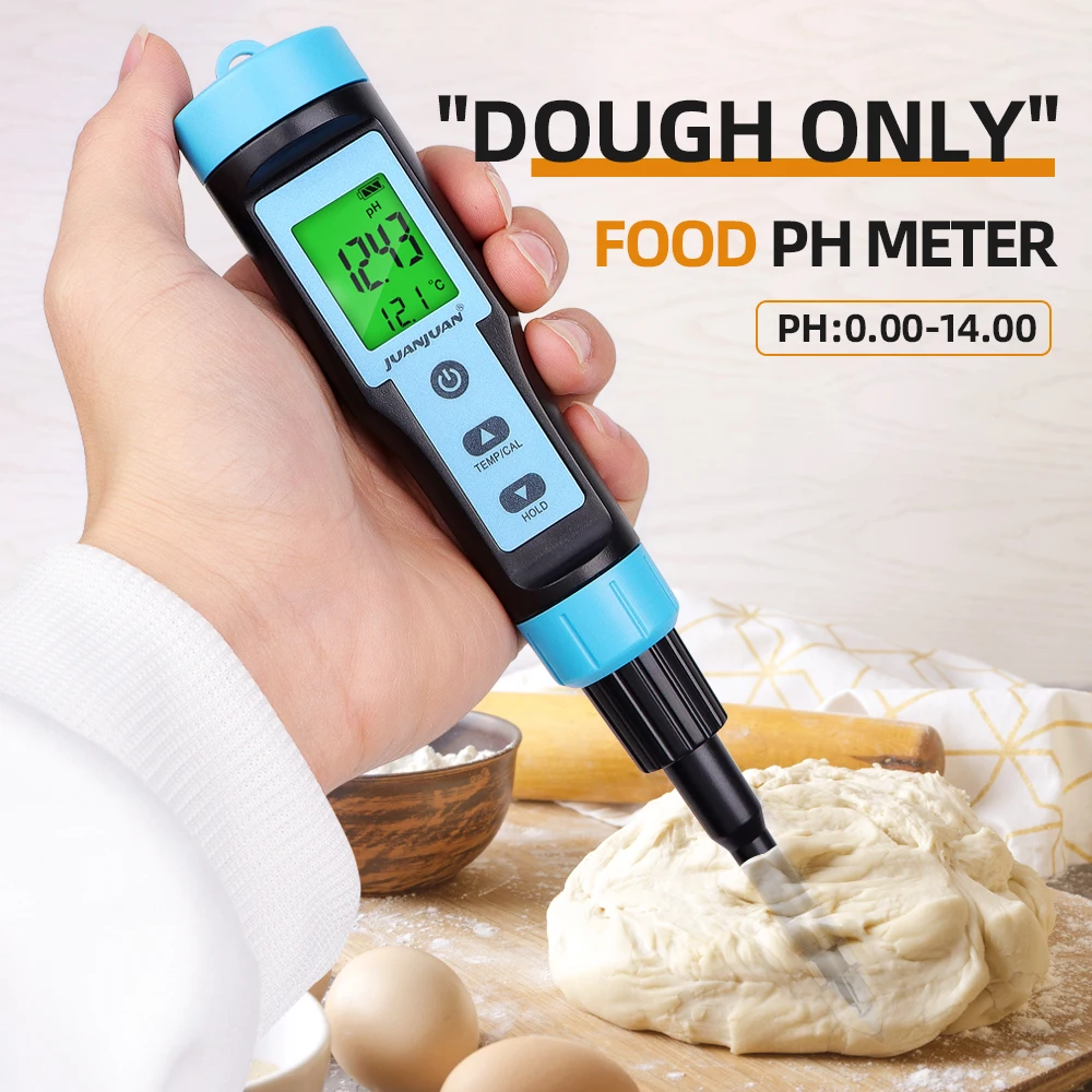 Food PH Meter with Stainless S - Ph Meter Digital Water Tester recension och pris