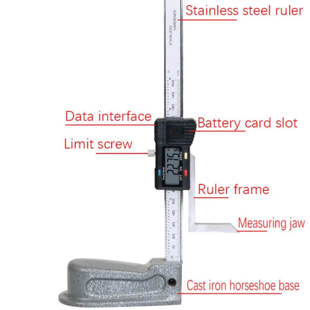 0-150mm Digital Height Gauge E - Digital Caliper 150Mm Stainless Steel recension och pris