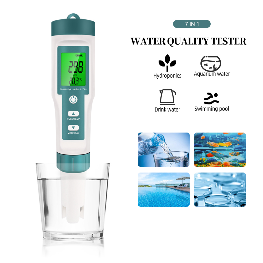 7 In 1 Digital Water Quality T - Ph Meter Digital Water Tester recension och pris